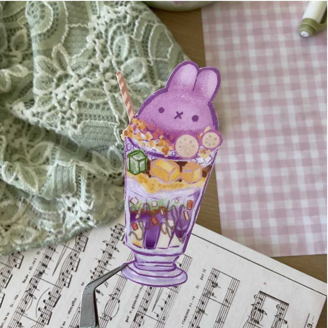 Halo Halo Bun Sticker